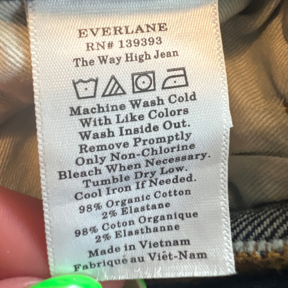 Everlane Way-High Jean NWOT - Picture 6 of 12